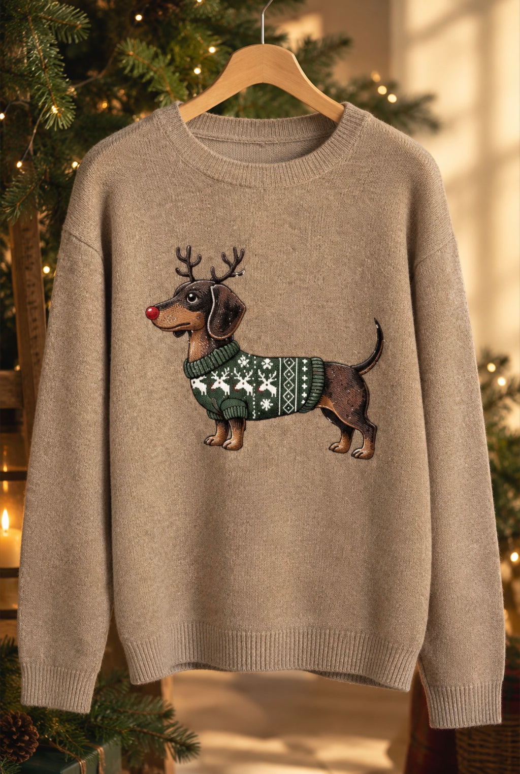 Doxie Christmas Sweater