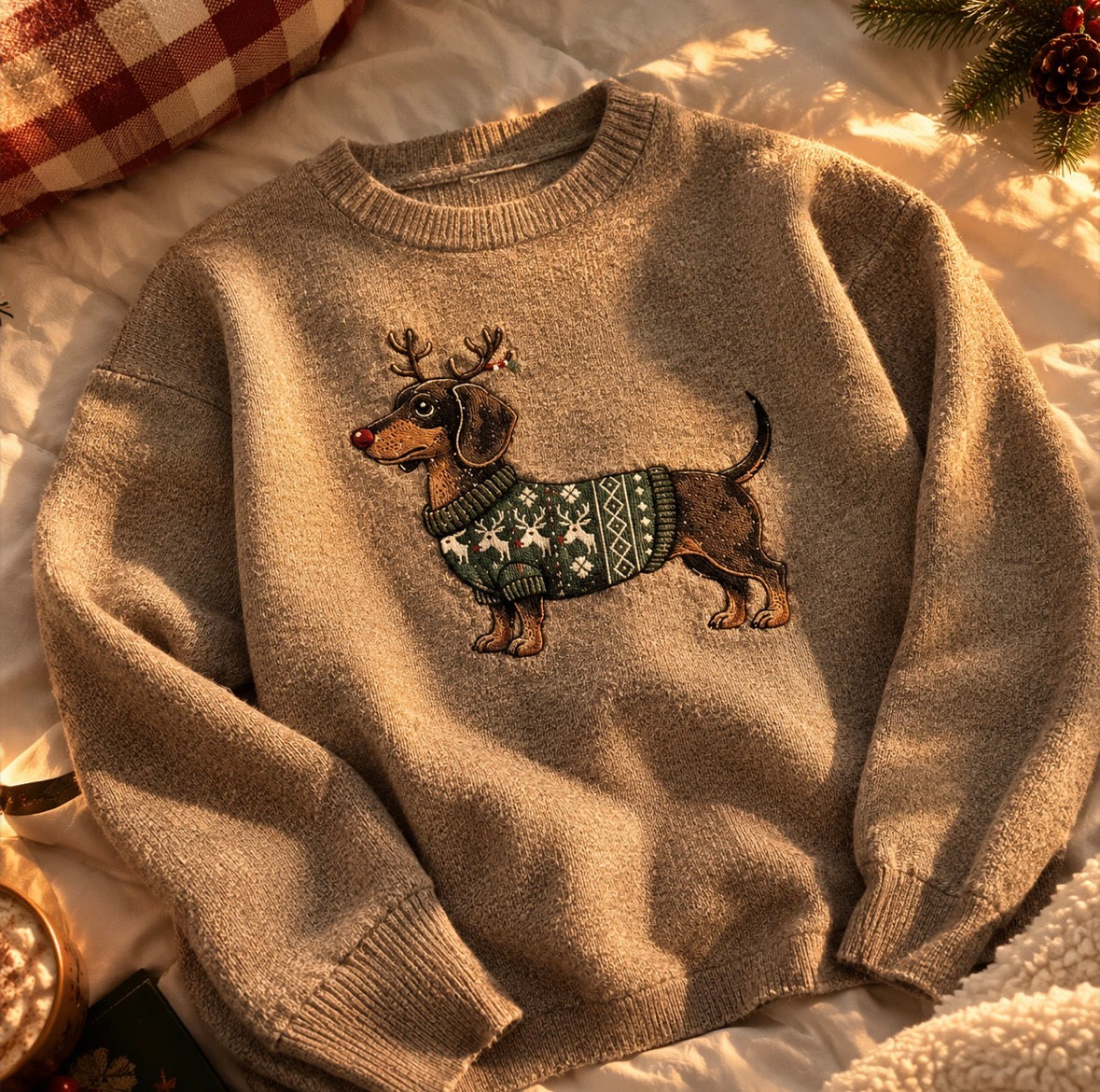 Doxie Christmas Sweater