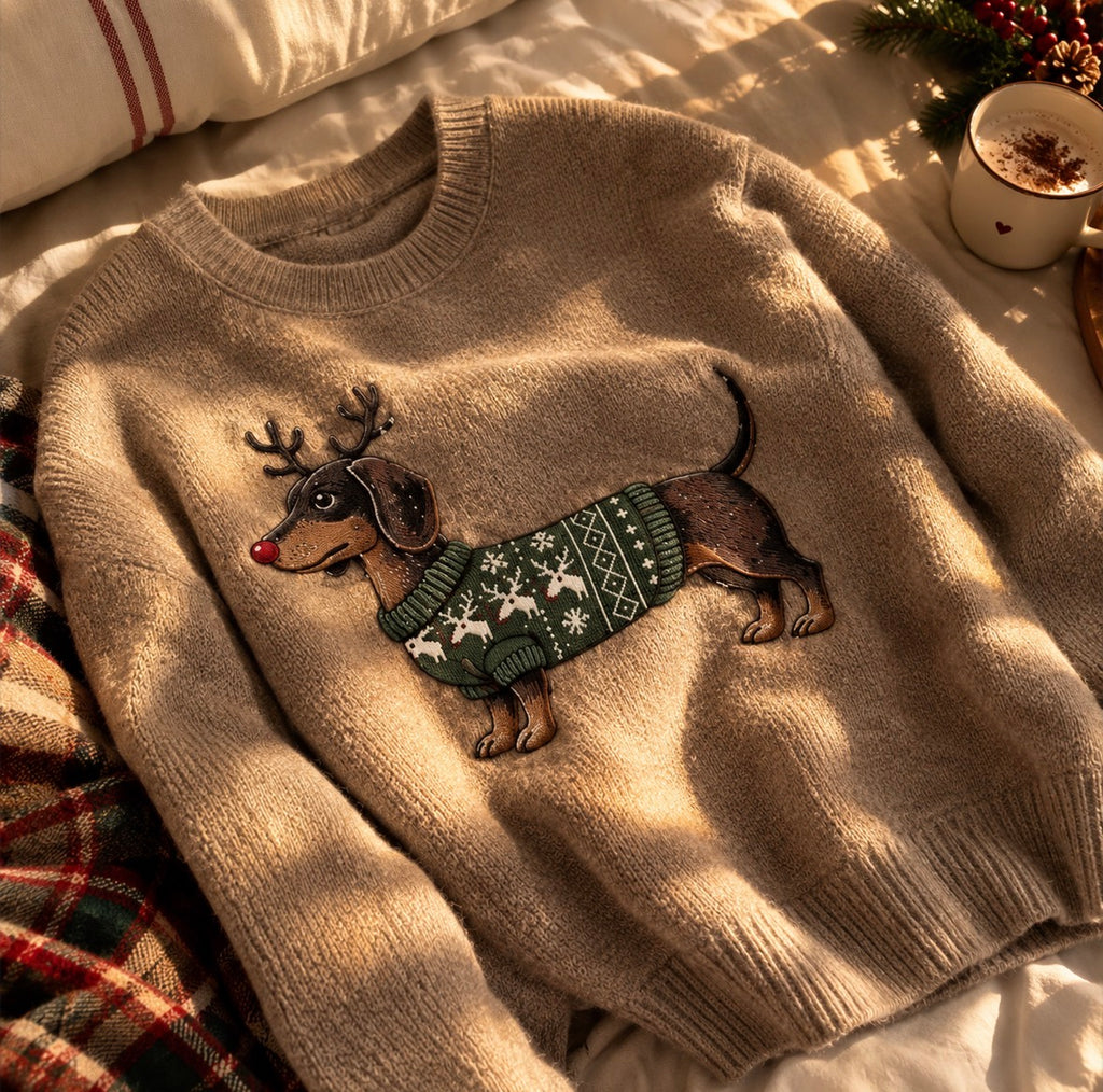 Doxie Christmas Sweater