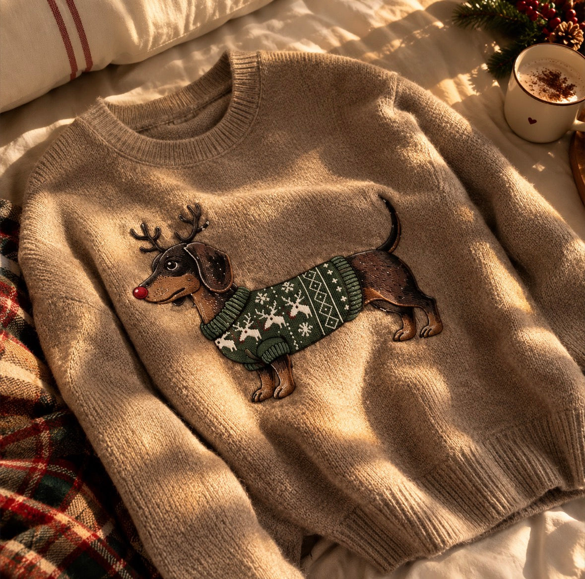 Doxie Christmas Sweater