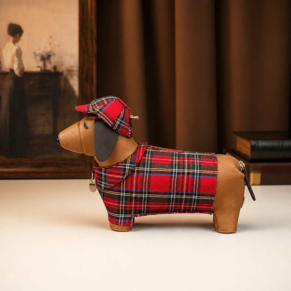 "Dapper Dachshund" 3D Crossbody Bag