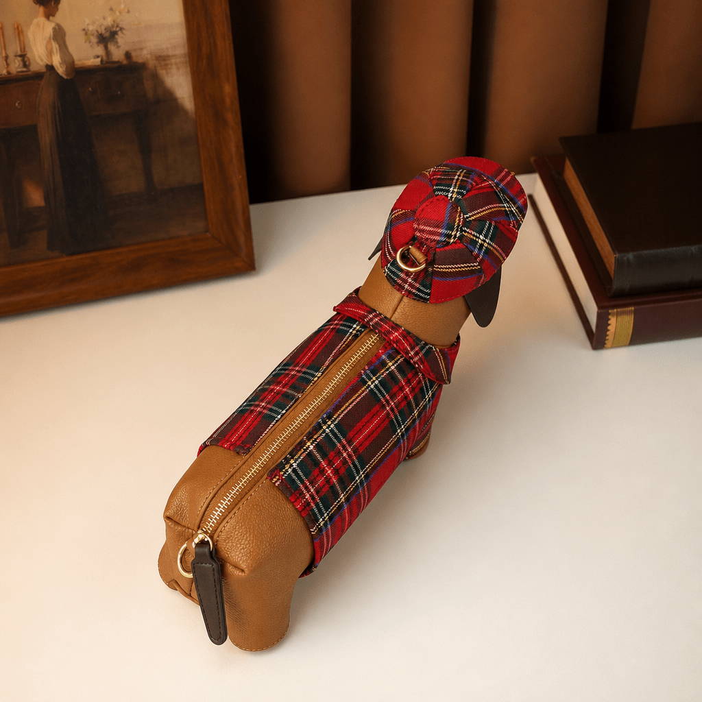 "Dapper Dachshund" 3D Crossbody Bag