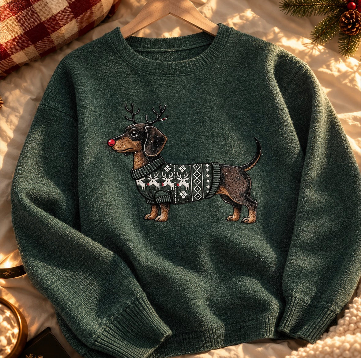 Doxie Christmas Sweater