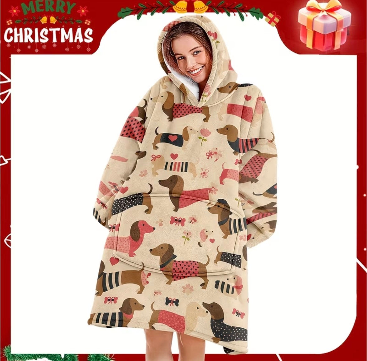 Der Dachshund Decken-Hoodie™
