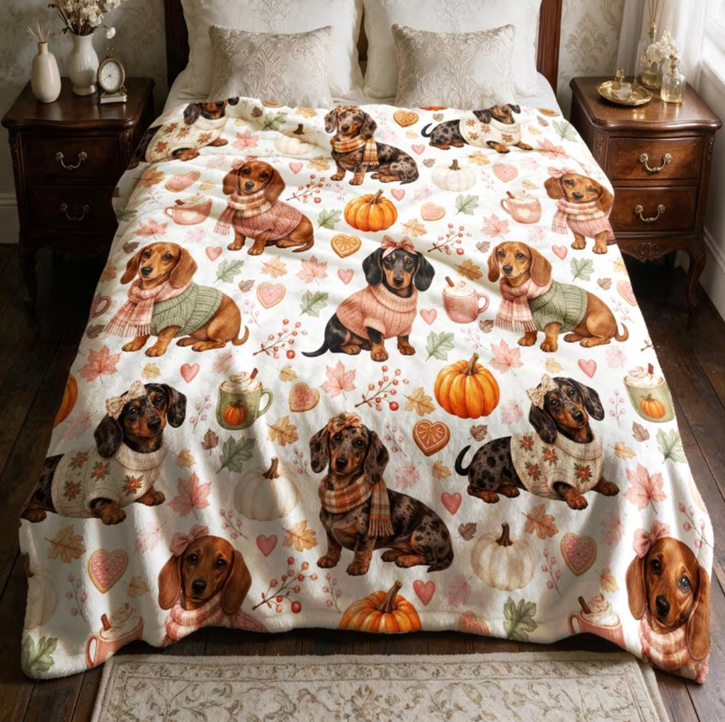 CozyDach™ Autumn Flannel Blanket