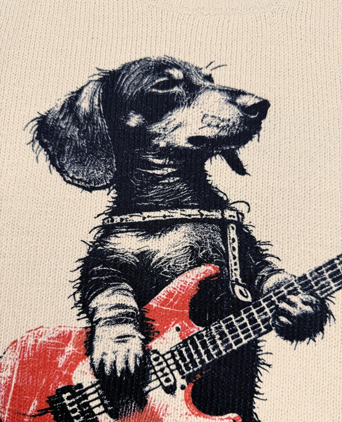 Rockin Doxie Knit Vest