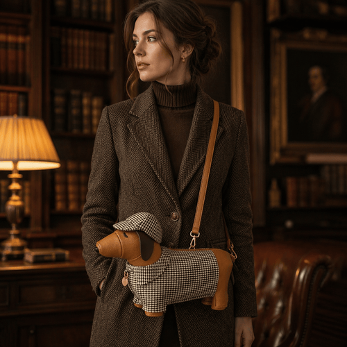 "Dapper Dachshund" 3D Crossbody Bag