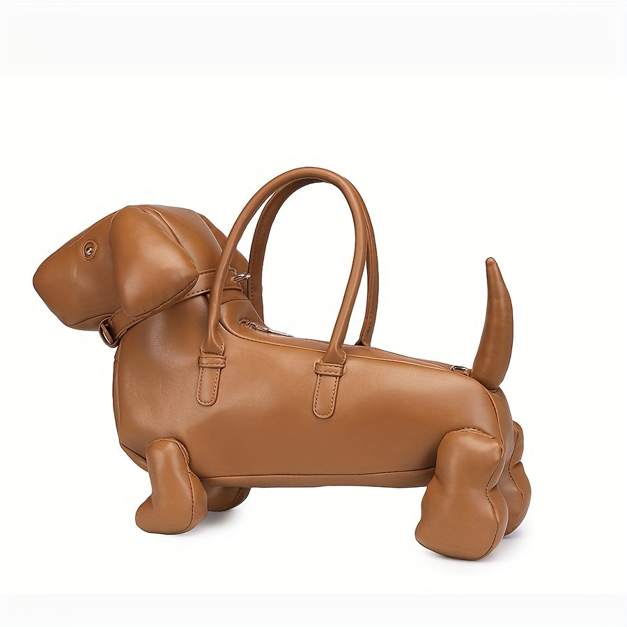 Dachshund Leather Bag