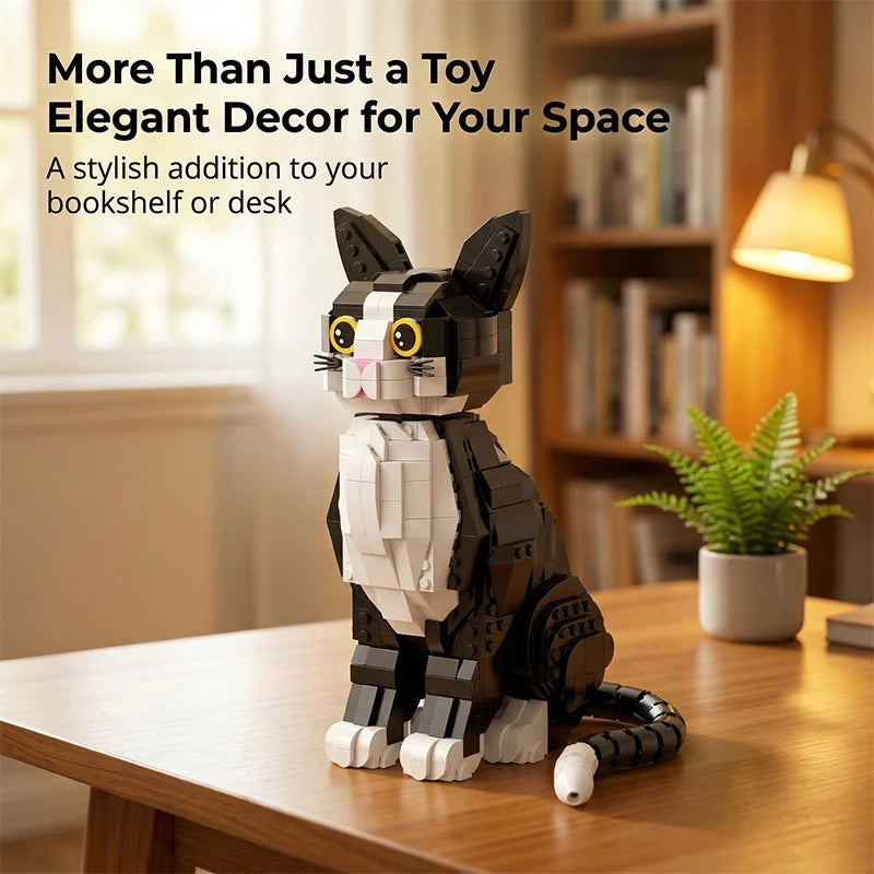 Kawaii Cat Building Blocks