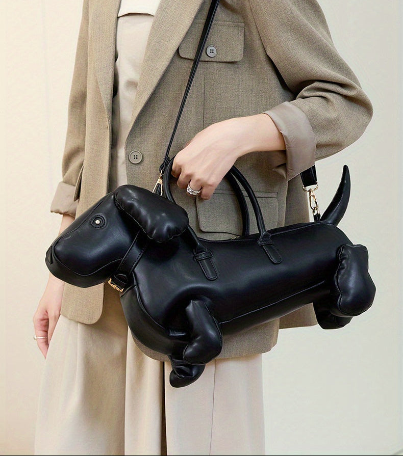 Dachshund Leather Bag
