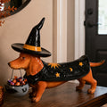 Statue d'Halloween « Witchy Wiener » — teckel