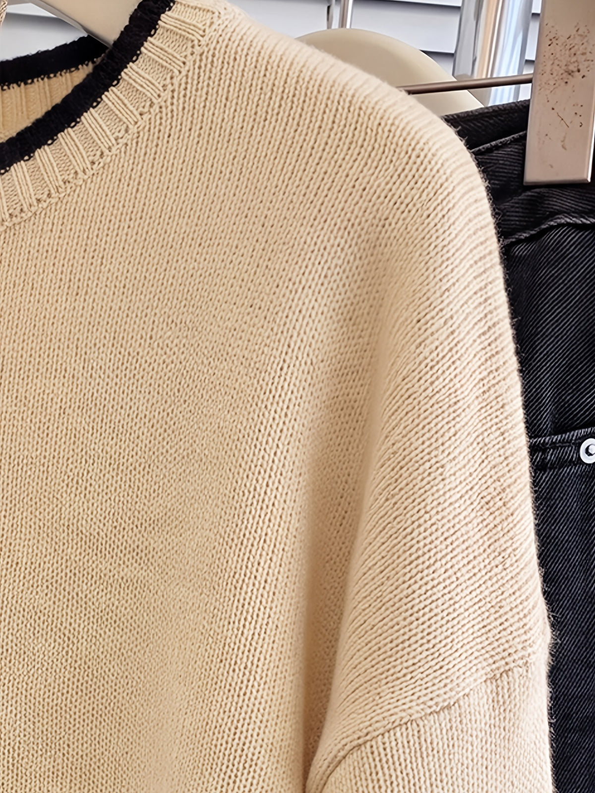 "Shopping Spree" Dachshund Crew-Neck Sweater